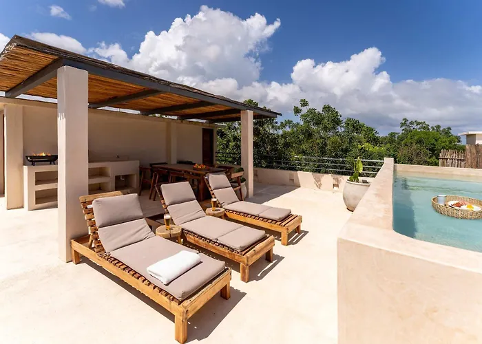 Ahal Luxe 3br Penthouse Haven With Private Rooftop Pool & Plunge Pool Holiday home Tulum